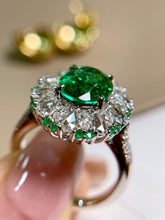 Load image into Gallery viewer, 2.4ct Glassy Vivid Green Emerald
