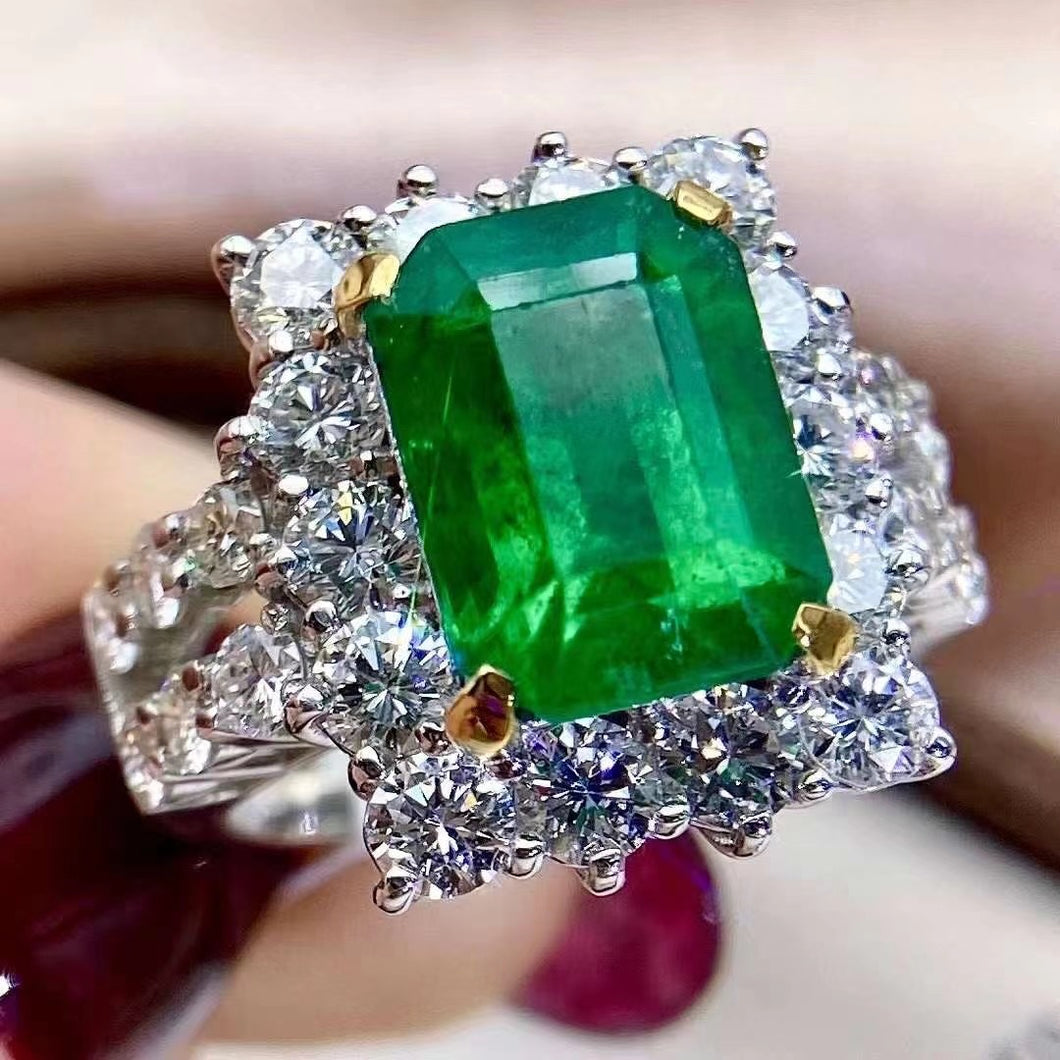 5.03ct Rare VERDANT Green Emerald