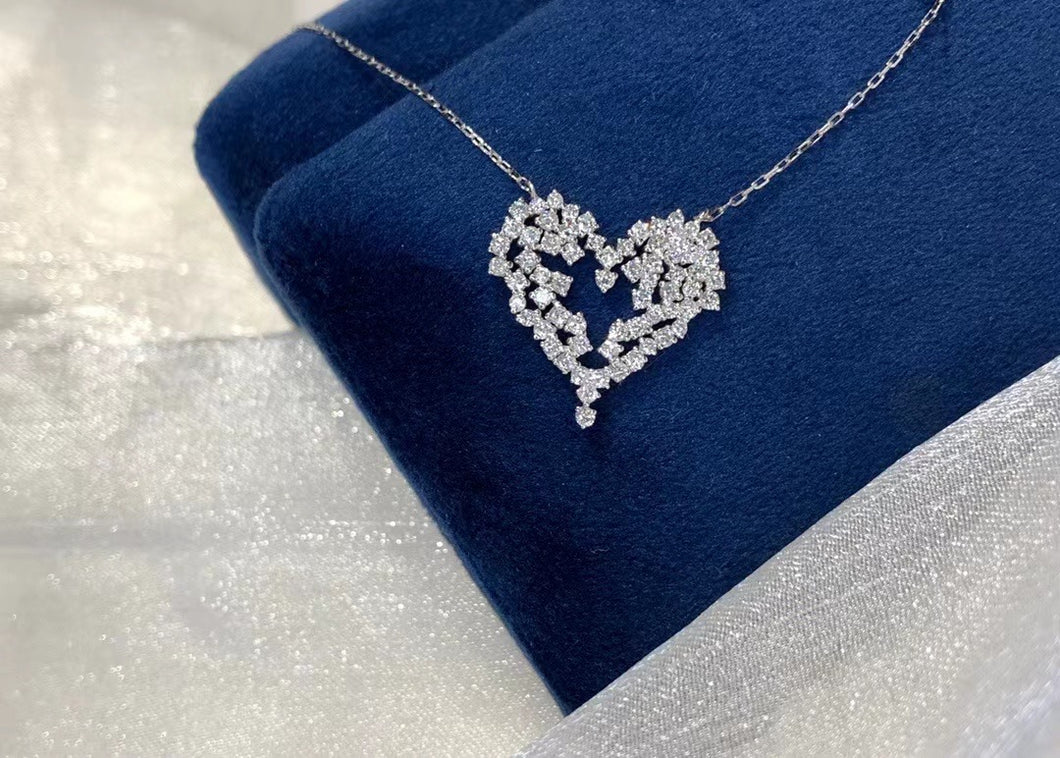 0.7ct Heart Diamond Necklace *Preorder