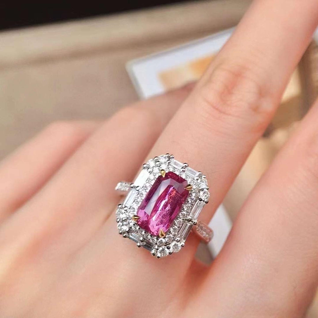 2.19ct Unheated Pink Sapphire