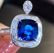 Load image into Gallery viewer, 4.10ct Unheated Royal Blue Sapphire
