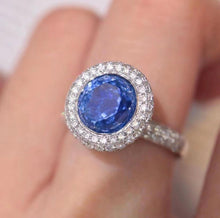 Load image into Gallery viewer, 4.7ct Unheated Cornflower Blue Sapphire
