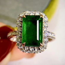 Load image into Gallery viewer, 3ct MUZO Green Emerald Ring
